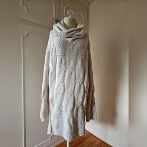 NWOT Free People Ice Cream Tunic Cowlneck Oversized Sweater Size XS